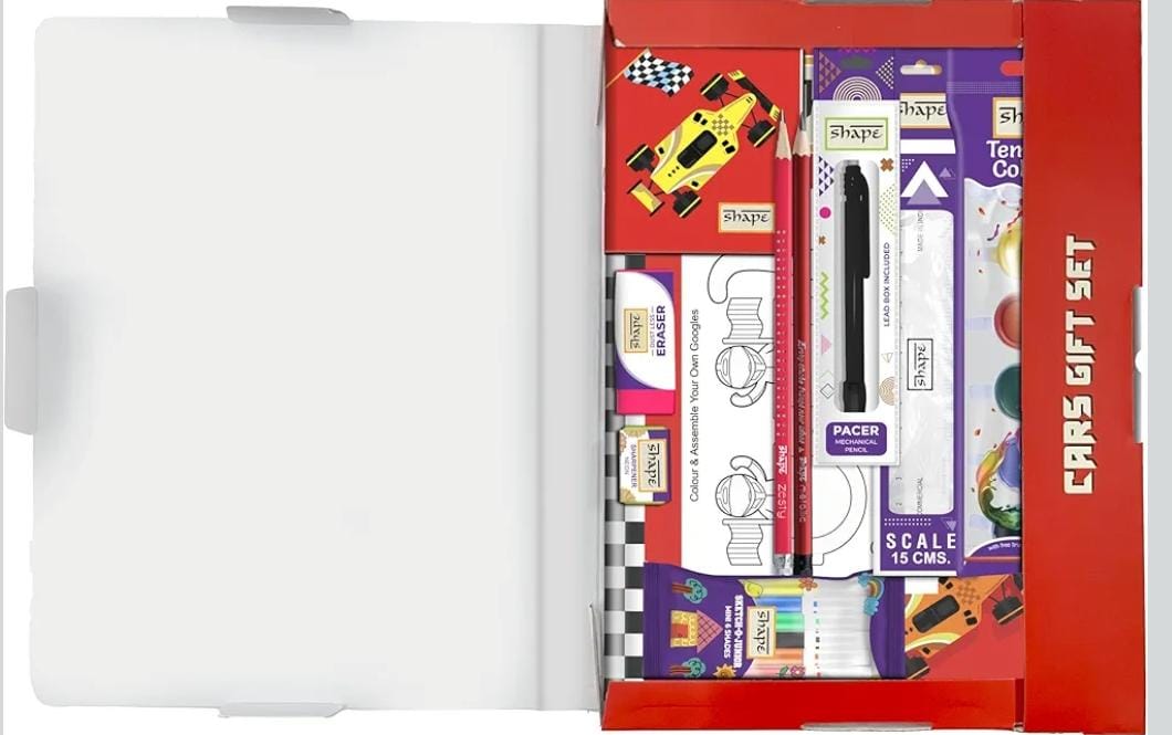 HOK Shape Kids Gift Set- Available in Superhero, Panda, Unicorn & Car Theme