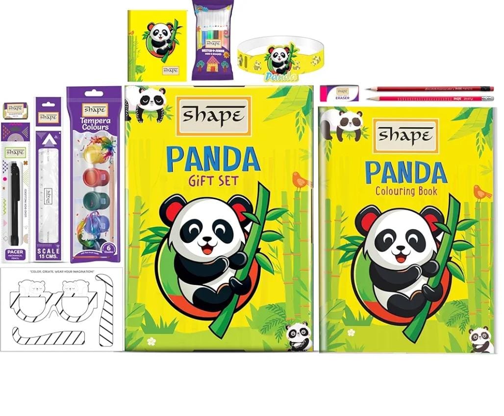 HOK Shape Kids Gift Set- Available in Superhero, Panda, Unicorn & Car Theme