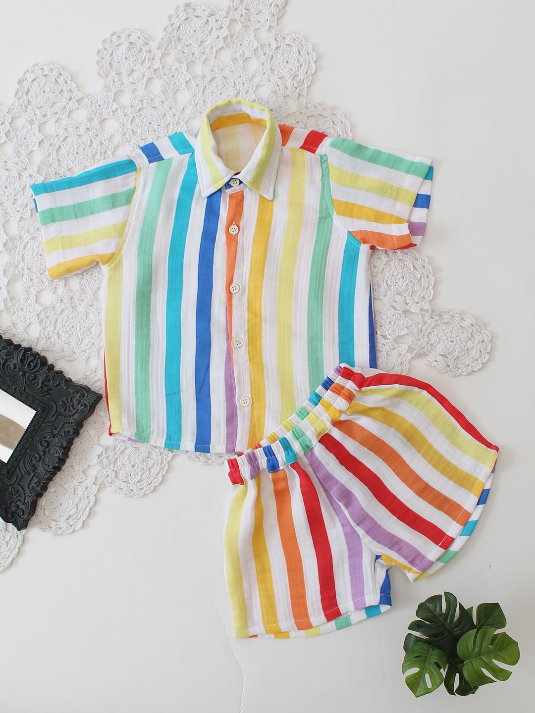 HOK Muslin Unisex Kids Cord Set