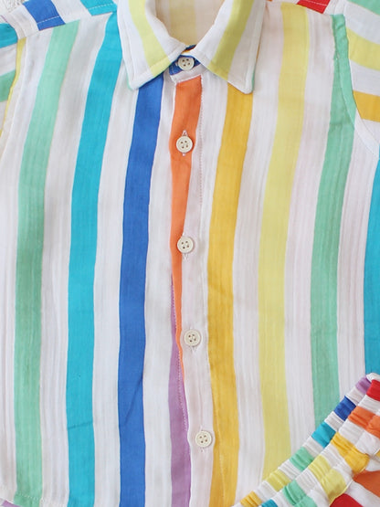 HOK Muslin Unisex Kids Cord Set