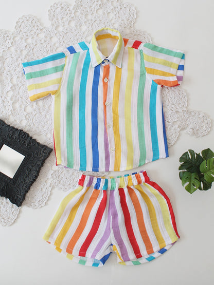 HOK Muslin Unisex Kids Cord Set