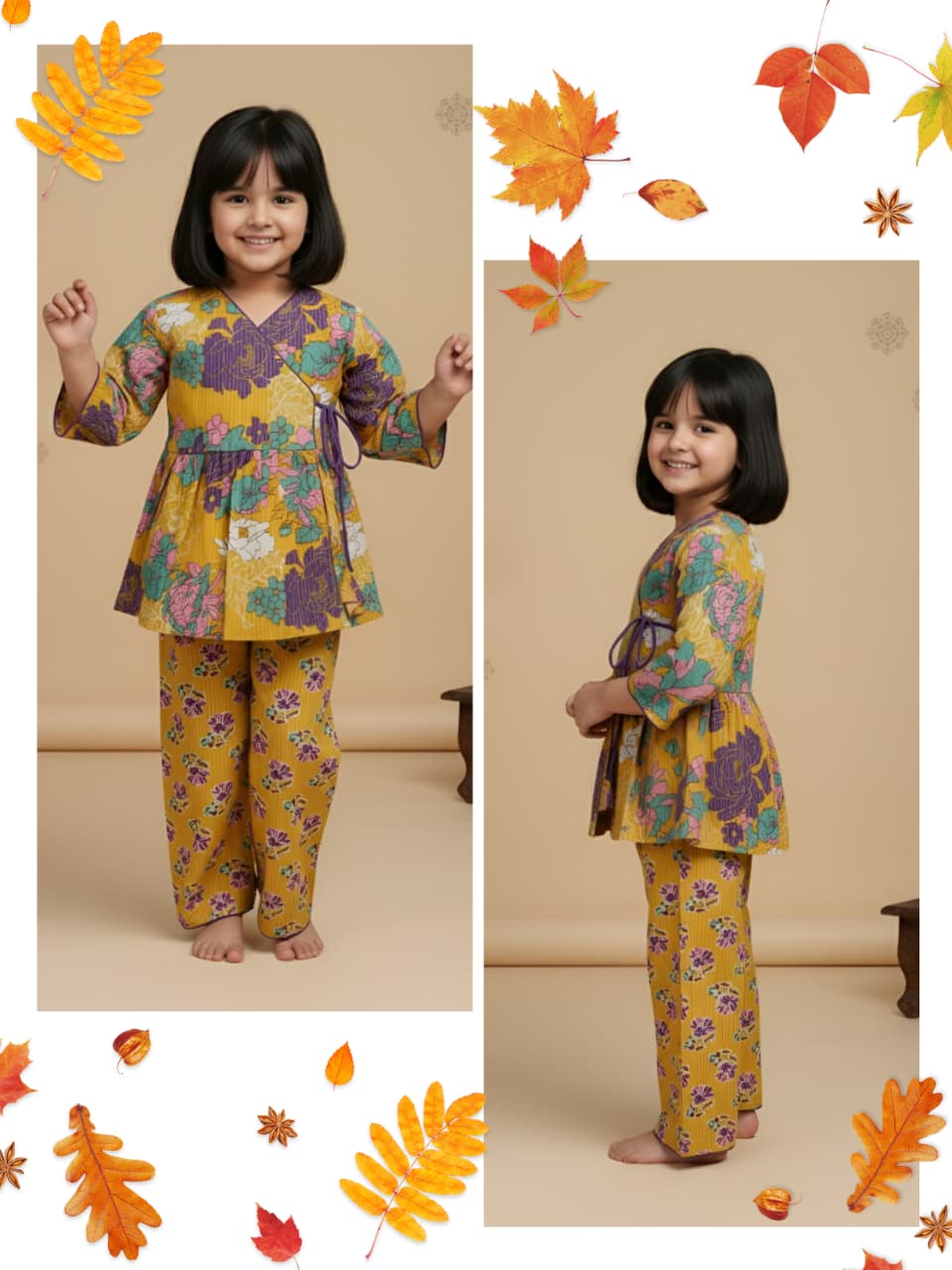 HOK Girls Angrakha Cord Set