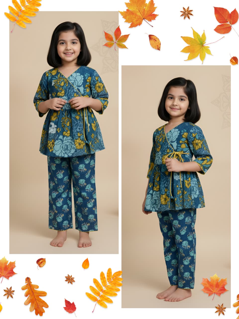 HOK Girls Angrakha Cord Set