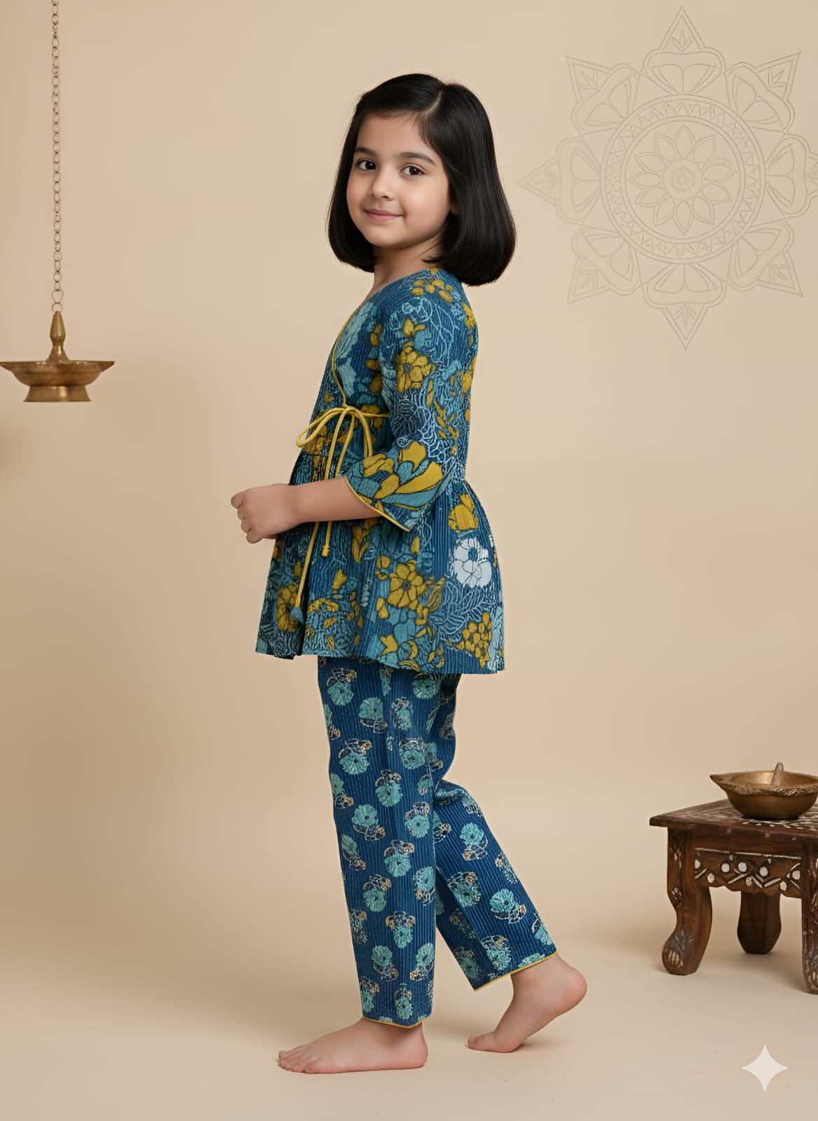 HOK Girls Angrakha Cord Set