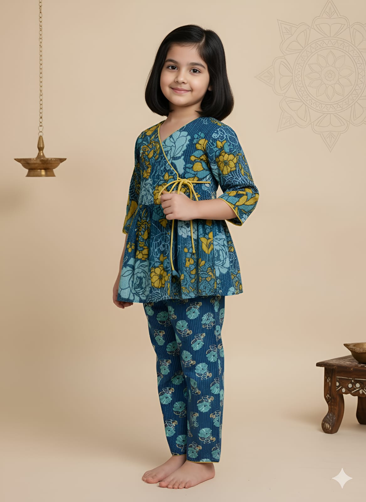 HOK Girls Angrakha Cord Set