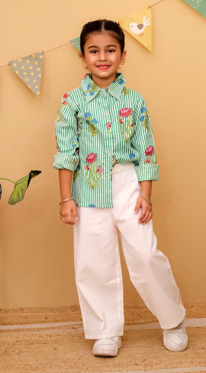 HOK Girls Shirt & Trouser Set