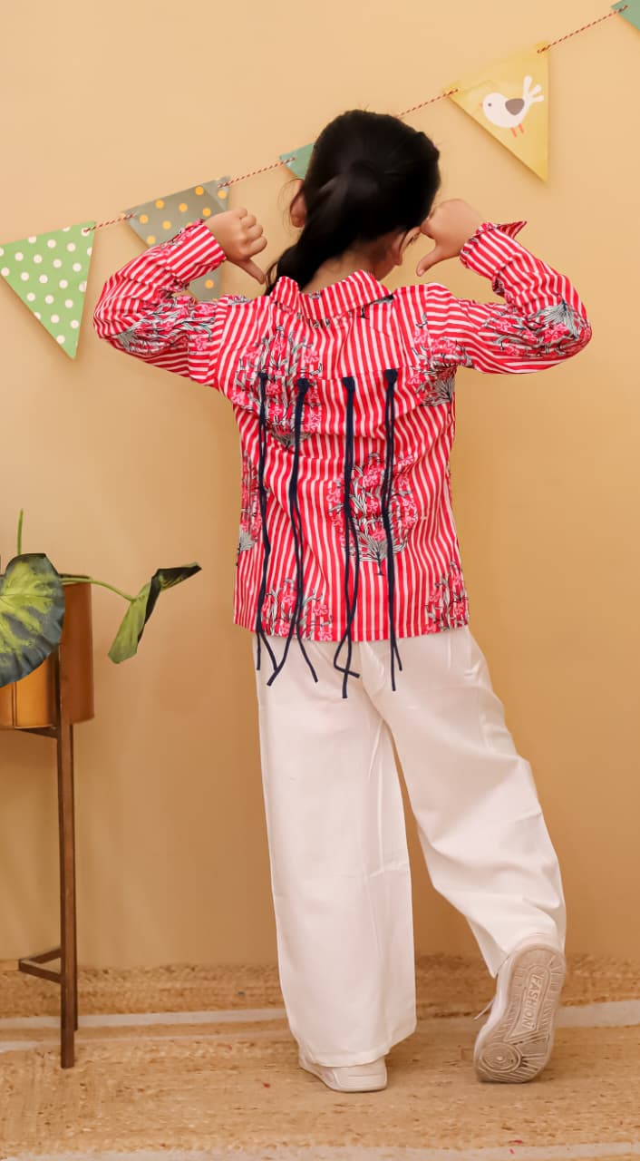 HOK Girls Shirt & Trouser Set