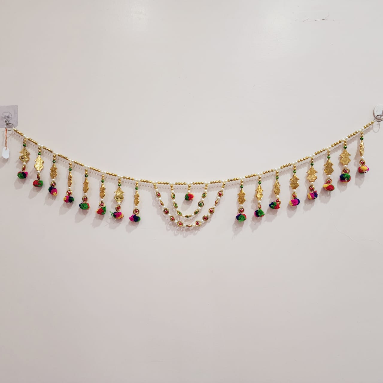 HOK Kalash Pom-Pom Moti Toran