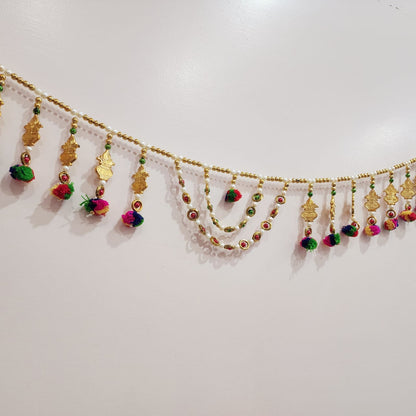 HOK Kalash Pom-Pom Moti Toran