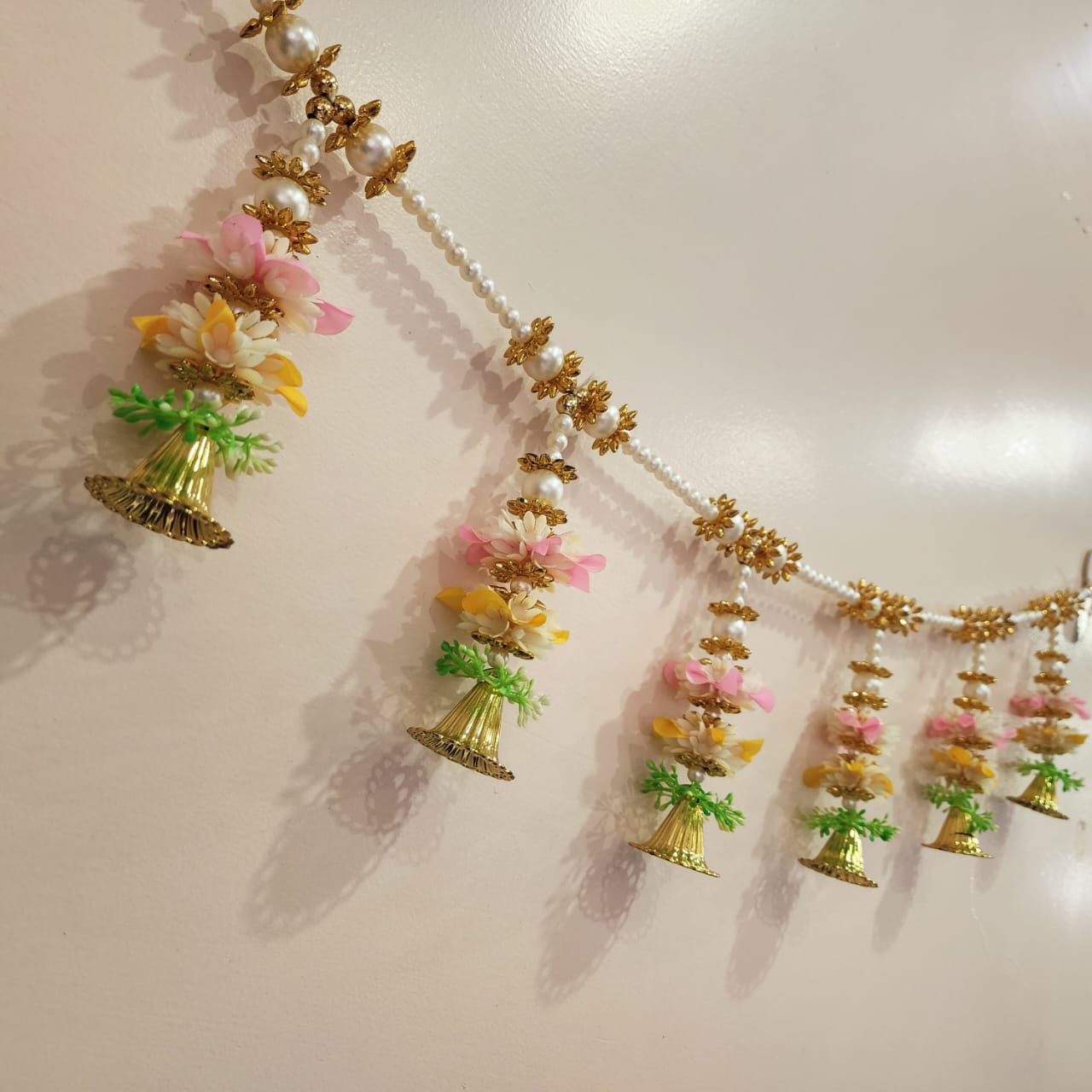 HOK Yellow-Pink Moti Toran