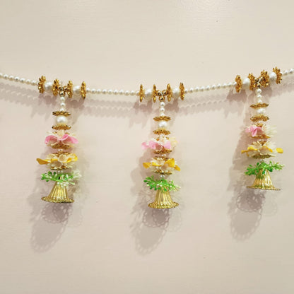 HOK Yellow-Pink Moti Toran