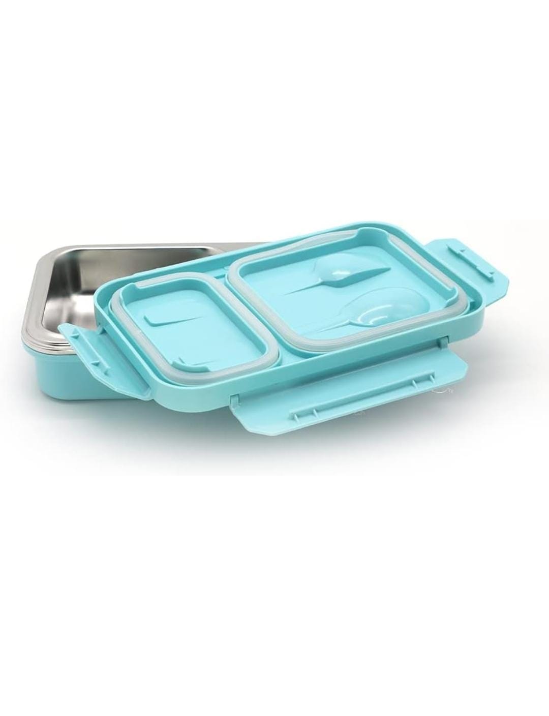 HOK 2 Compartment Stainless Steel Insulated Frozen Lunch Box