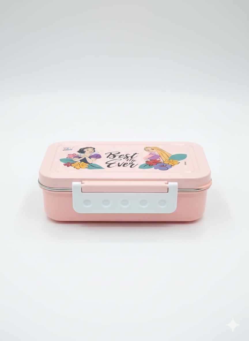 HOK 2 Compartment Insulated Steel Lunch Box