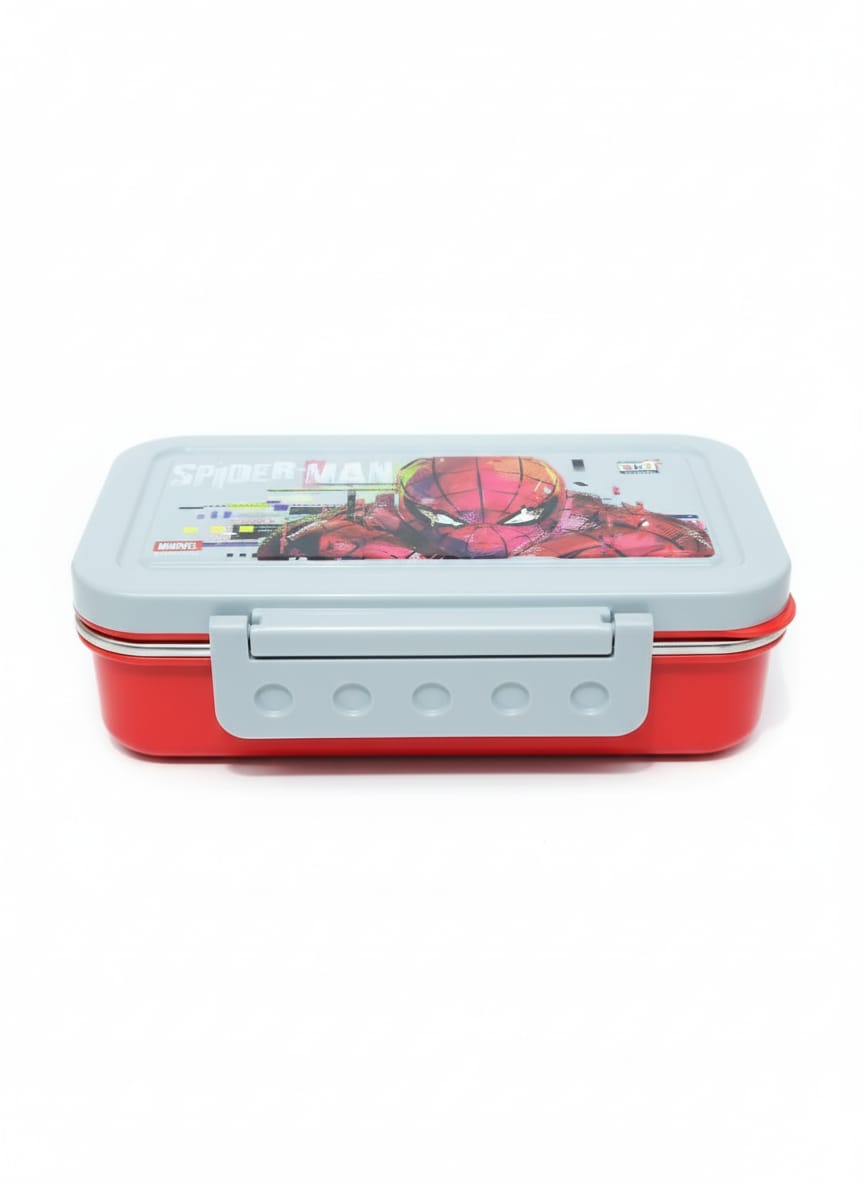 HOK 2 Compartment Insulated Steel Lunch Box