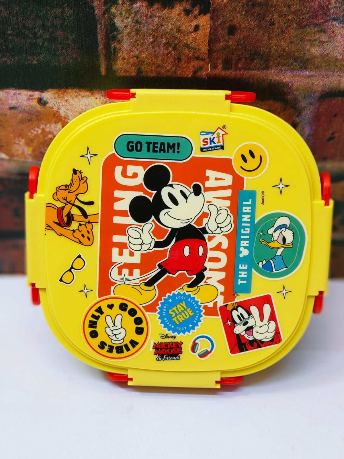 HOK Baker Insulated 3 Compartment Steel Lunch Box