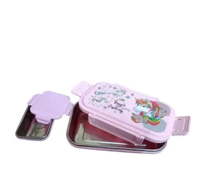 HOK Stainless Steel Unicorn Lunch Box