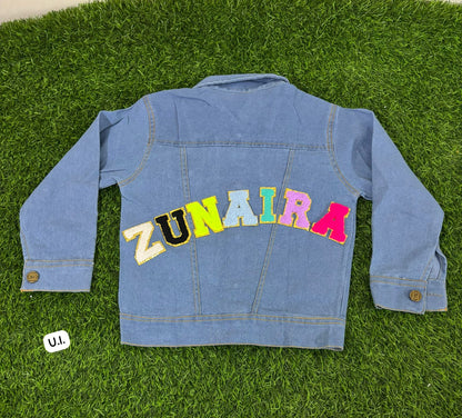 HOK Personalized Denim Jacket for Kids & Adults