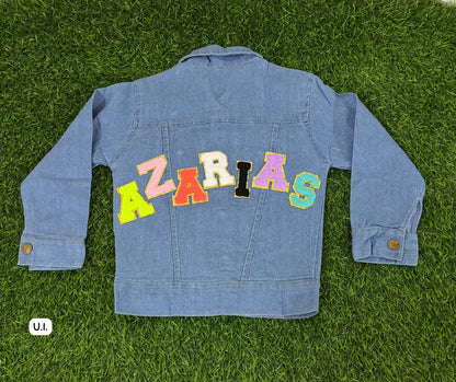 HOK Personalized Denim Jacket for Kids & Adults