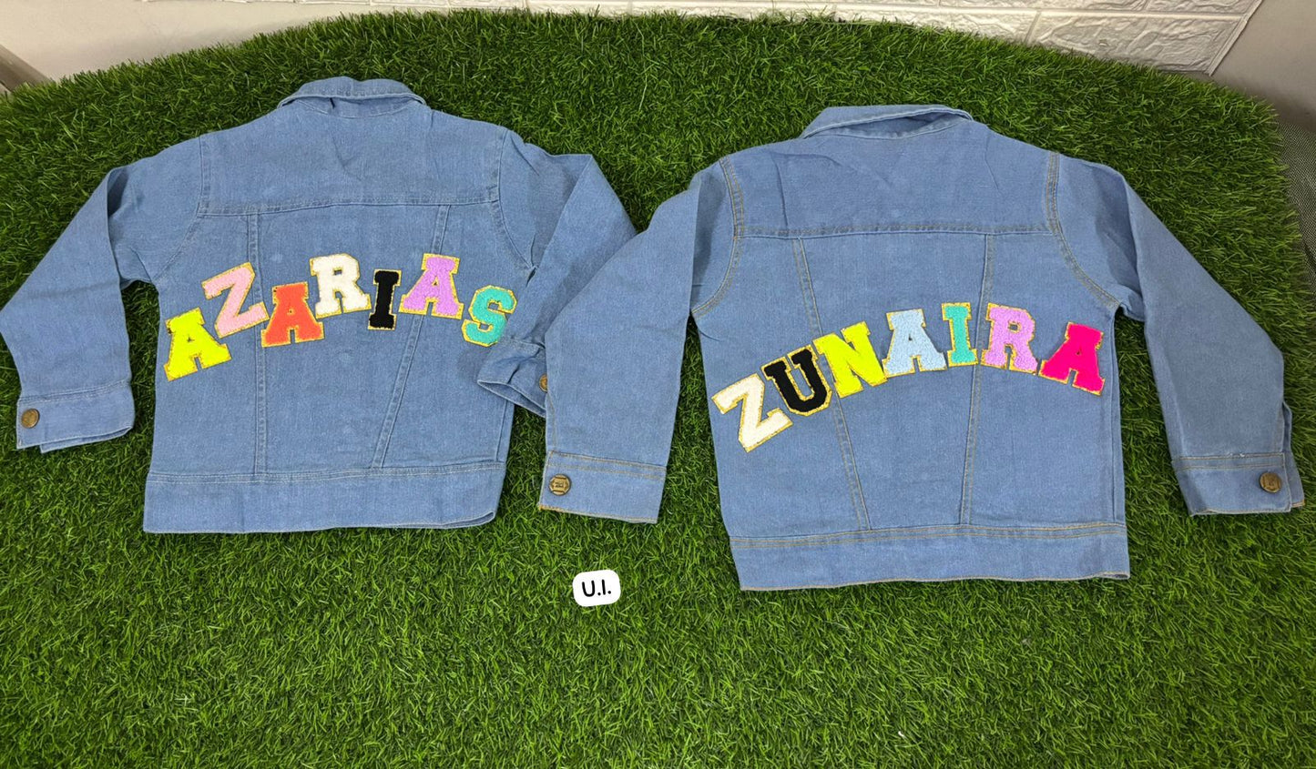 HOK Personalized Denim Jacket for Kids & Adults