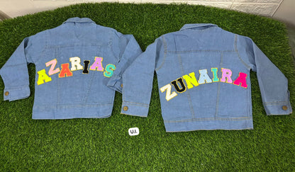 HOK Personalized Denim Jacket for Kids & Adults