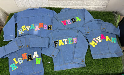 HOK Personalized Denim Jacket for Kids & Adults