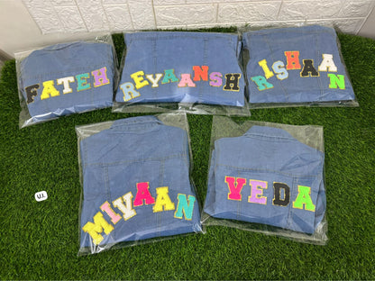 HOK Personalized Denim Jacket for Kids & Adults
