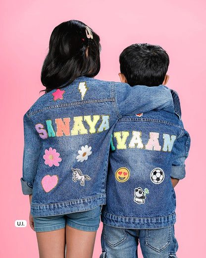 HOK Personalized Denim Jacket for Kids & Adults