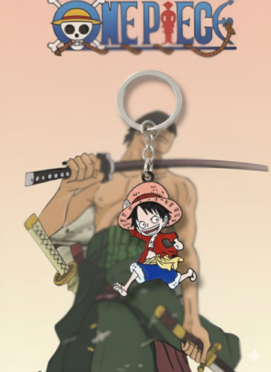 HOK Captain America/Luffy Metal Keychain