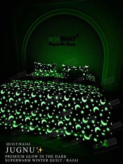 HOK Glow In Dark Double Bed Winter Quilt/Rajai