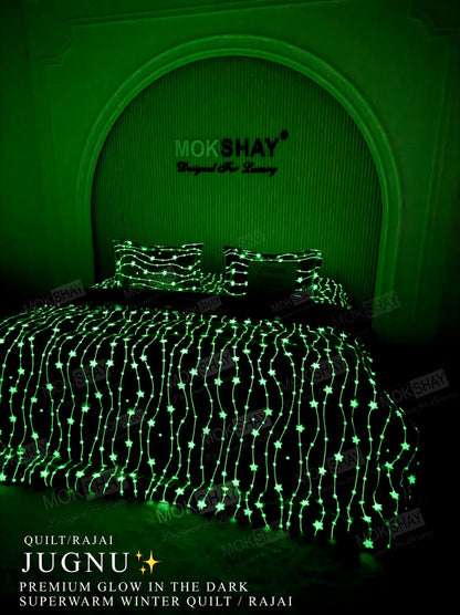 HOK Glow In Dark Double Bed Winter Quilt/Rajai