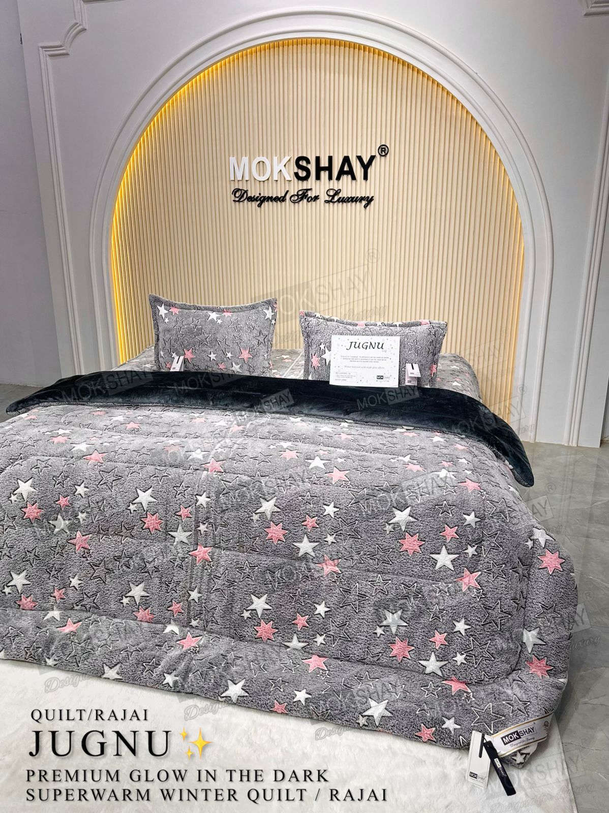 HOK Glow In Dark Double Bed Winter Quilt/Rajai