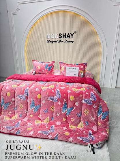 HOK Glow In Dark Double Bed Winter Quilt/Rajai