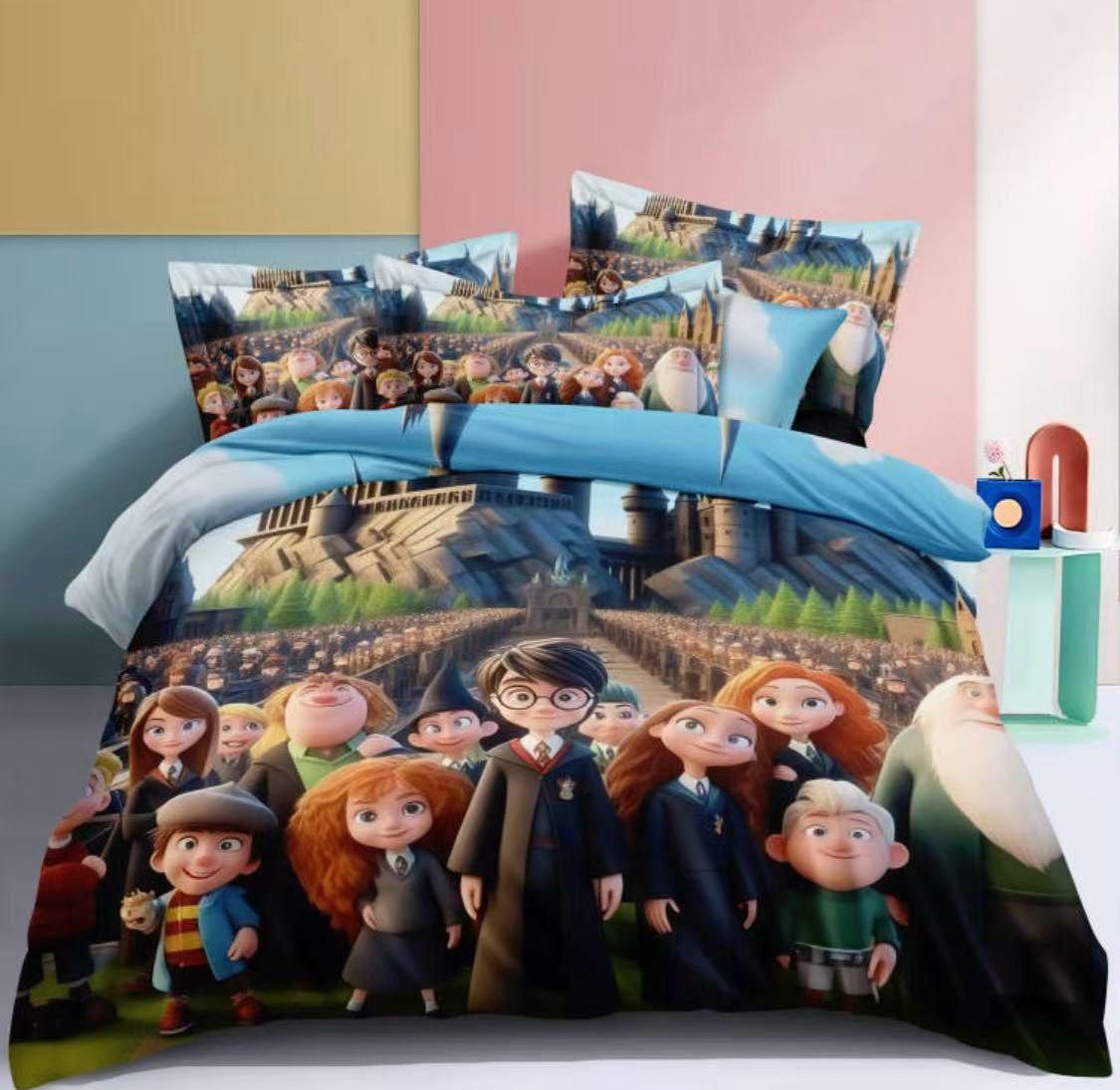 HOK Kids Digital Premium Quality Queen Size Bedsheet