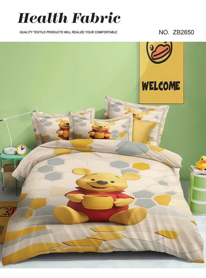 HOK Kids Digital Premium Quality Queen Size Bedsheet