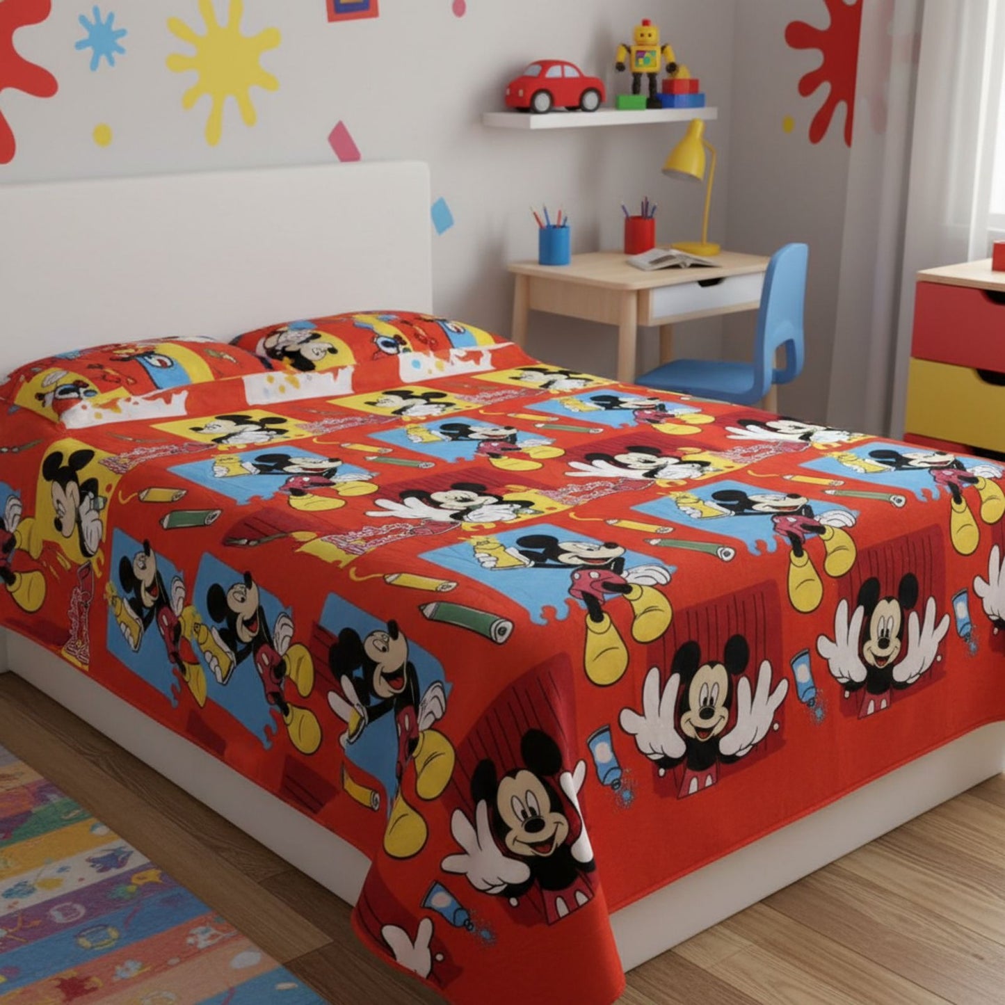 HOK Double Bed Kids Disney Print Blanket