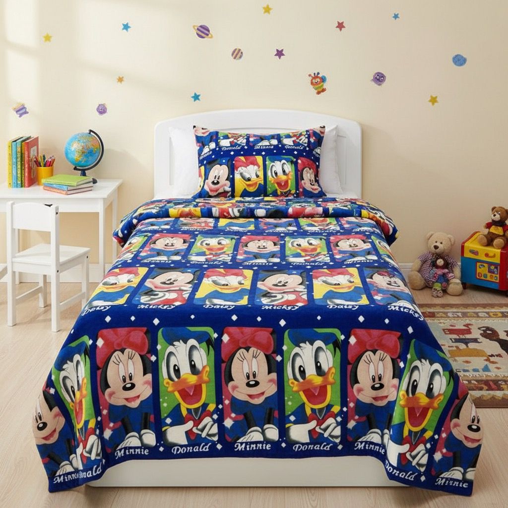 HOK Double Bed Kids Disney Print Blanket