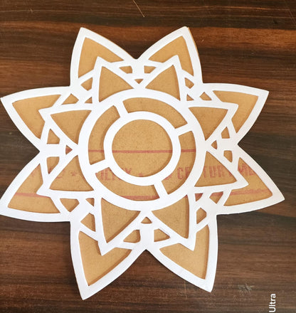 HOK MDF Rangoli 12 inch