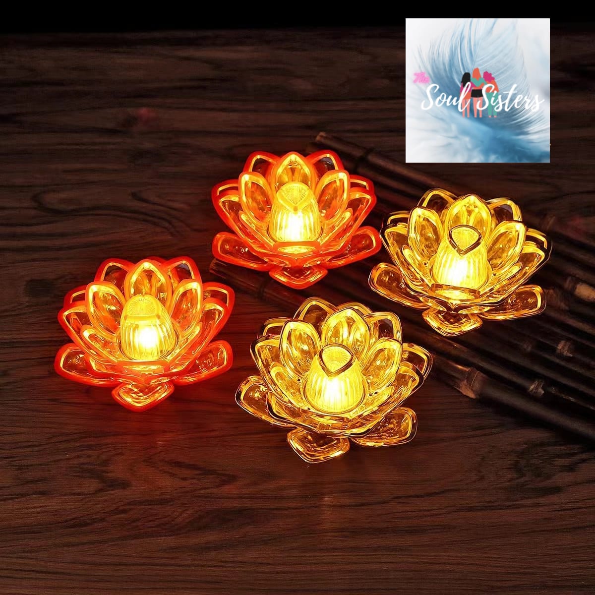 HOK LED Lotus Lamp 2 pc Pack