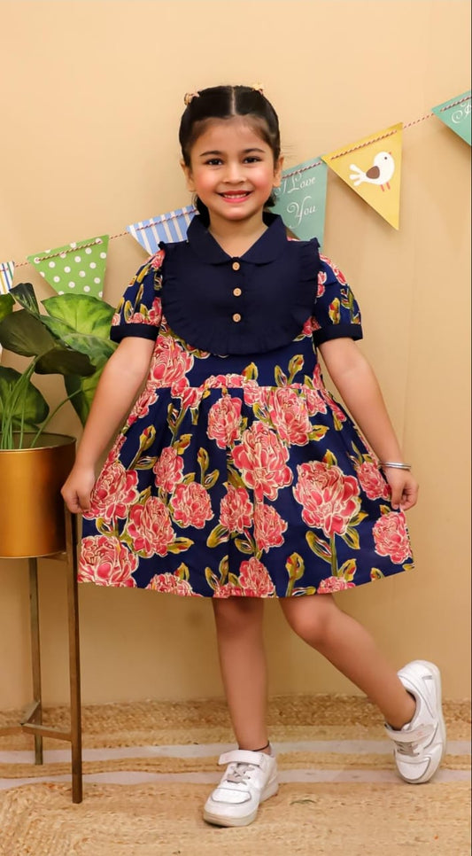 HOK Girls Floral Frock