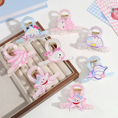 HOK Cute Ocean Theme Big Size Hair Claw Clips