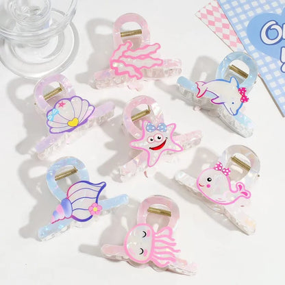 HOK Cute Ocean Theme Big Size Hair Claw Clips