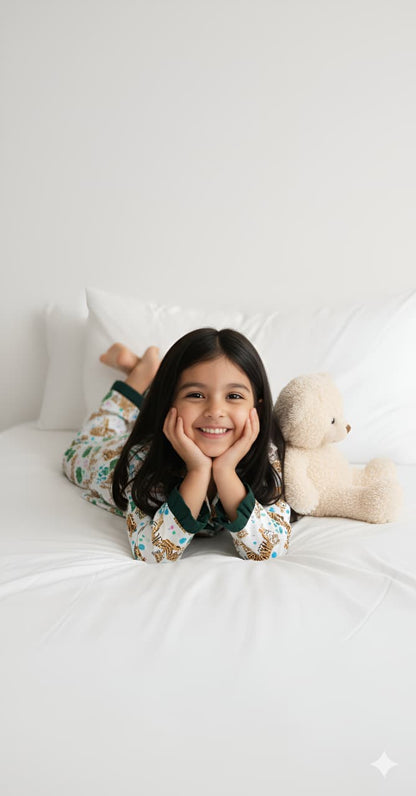 HOK Stripes Girls Night Suit