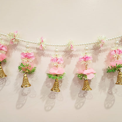 HOK Moti Flower Pink Toran