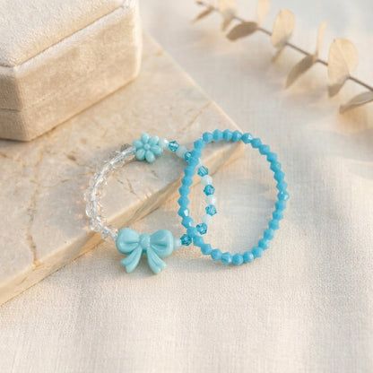 HOK Girls Frozen Theme Bracelet - Set of 2 pcs