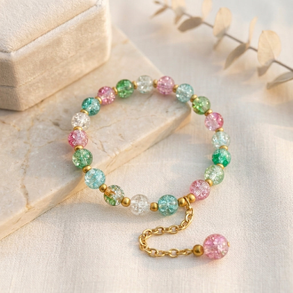 HOK Cracker Beads Bracelet with latkan