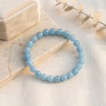 HOK Plain Glass Beads Bracelets - 8mm