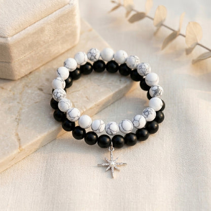 HOK Star and Moon Charm Stack Bracelet