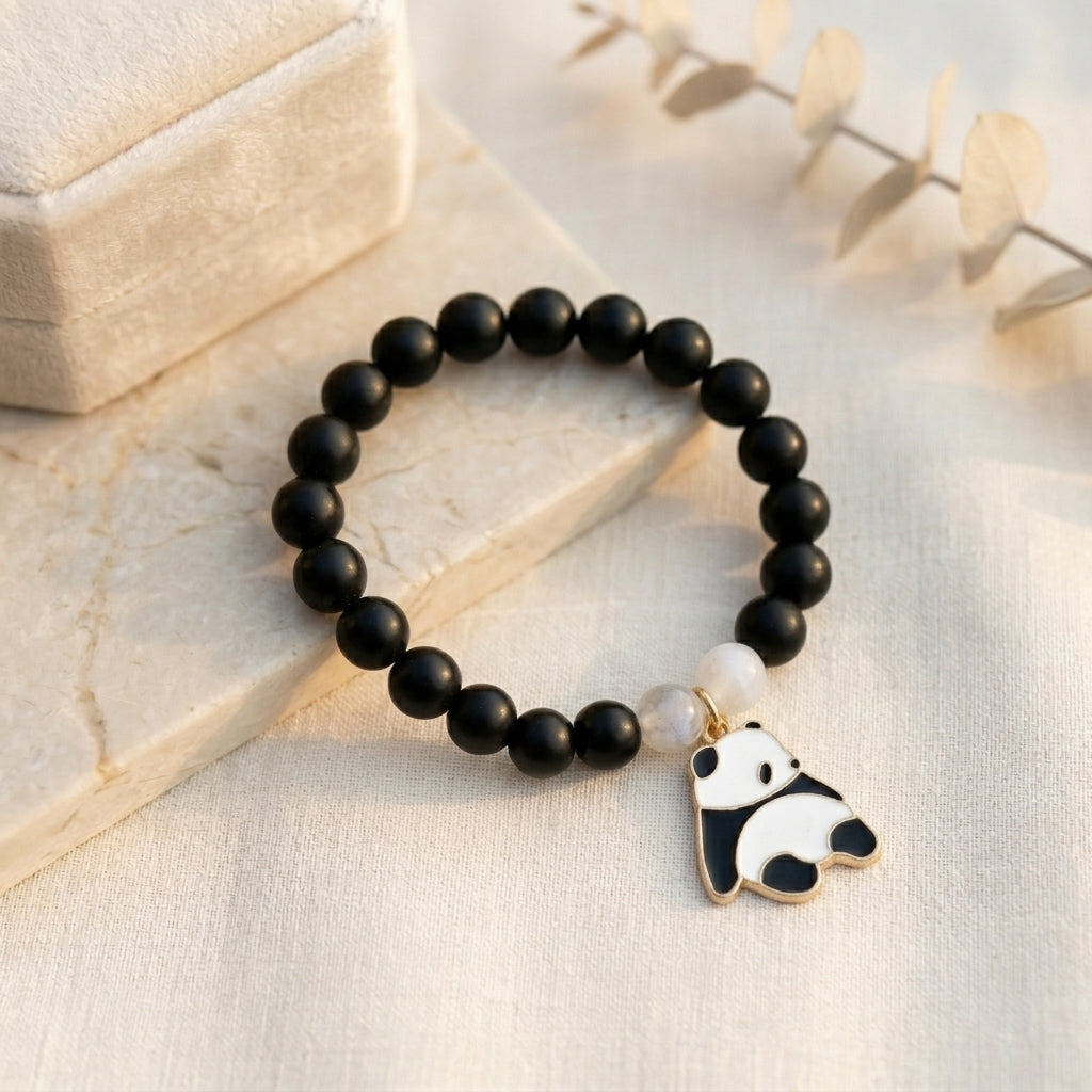 HOK Trendy Panda Charm Bracelet for all age group - Perfect for Twinning Moments