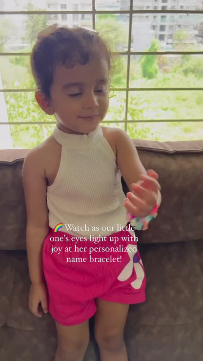 Personalised Name Bracelet for Kids - Enter Name in Textbox below Size Selection for Personalisation!