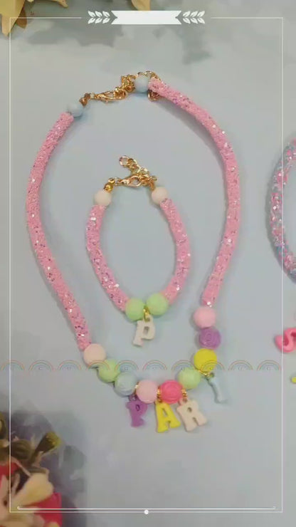 HOK Customize Name Necklace Plus Bracelet Set